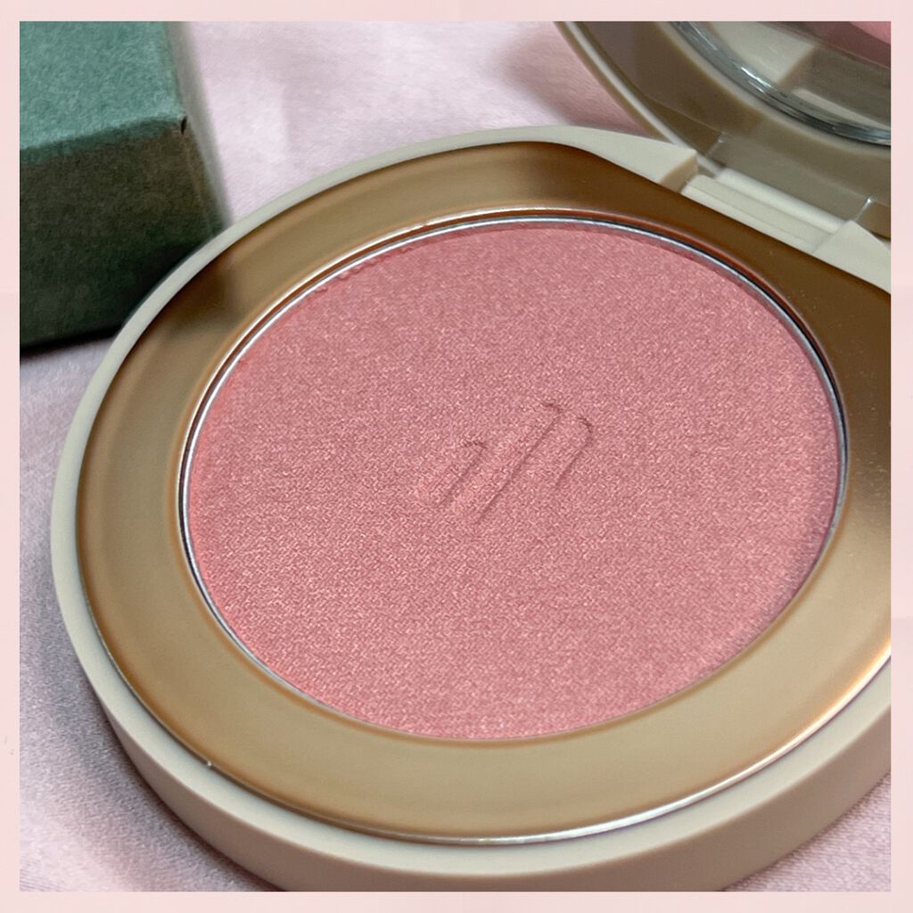 ドットオンムード グロウブラッシュ 01 Rose Plush/Heart Percent/パウダーチークを使ったクチコミ（3枚目）