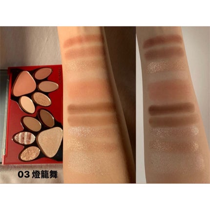 トラ十色アイシャドウパレット/COLORKEY/アイシャドウパレットを使ったクチコミ(4枚目)