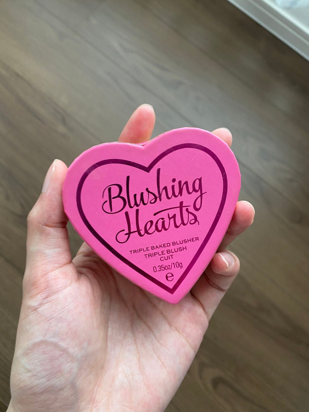 ブラッシング ハート/MAKEUP REVOLUTION/パウダーチークを使ったクチコミ(1枚目)