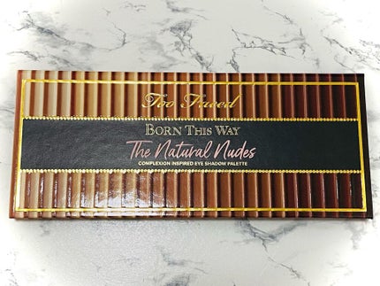 ボーン ディス ウェイ ザ ナチュラル ヌード アイシャドウ パレット/Too Faced/アイシャドウパレットを使ったクチコミ(2枚目)