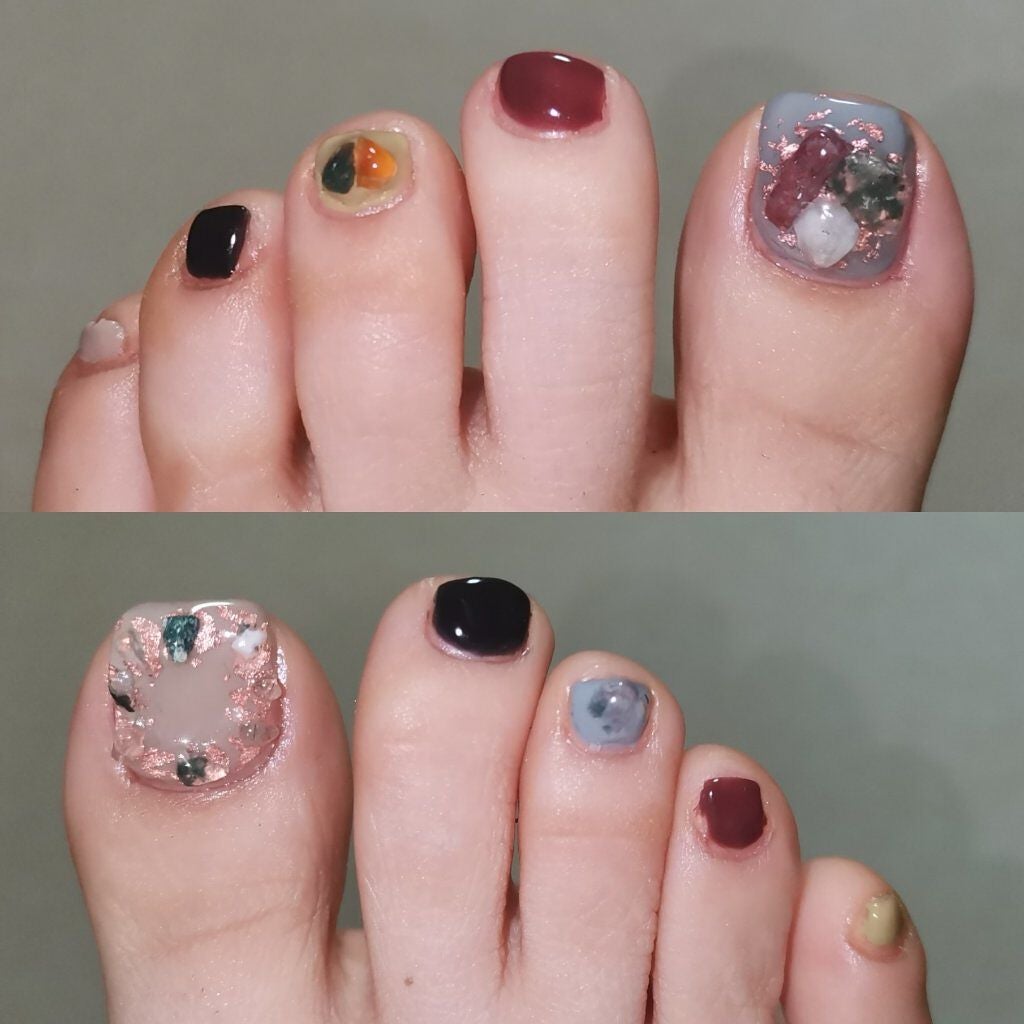 ノンワイプクリア キャンジェル(トップコート)/プリジェル/ジェルネイルを使ったクチコミ(2枚目)