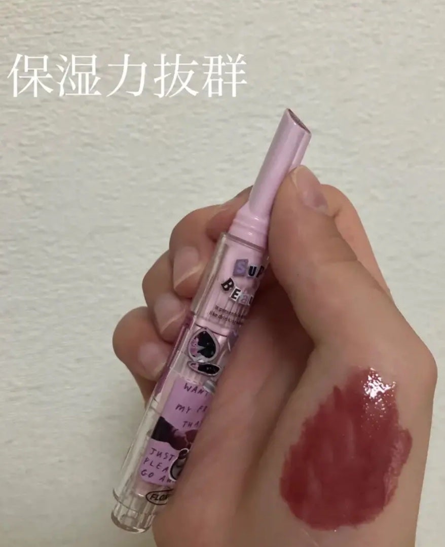 フロレット メルティーハート スティックグロス/FLORTTE/口紅を使ったクチコミ(2枚目)