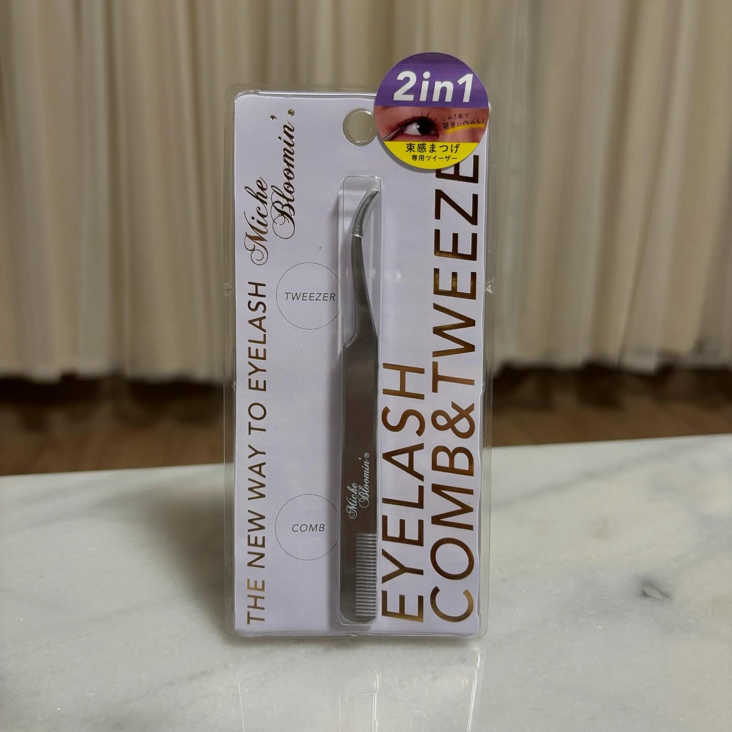 コーム&ツイーザー/ミッシュブルーミン/毛抜きを使ったクチコミ(1枚目)