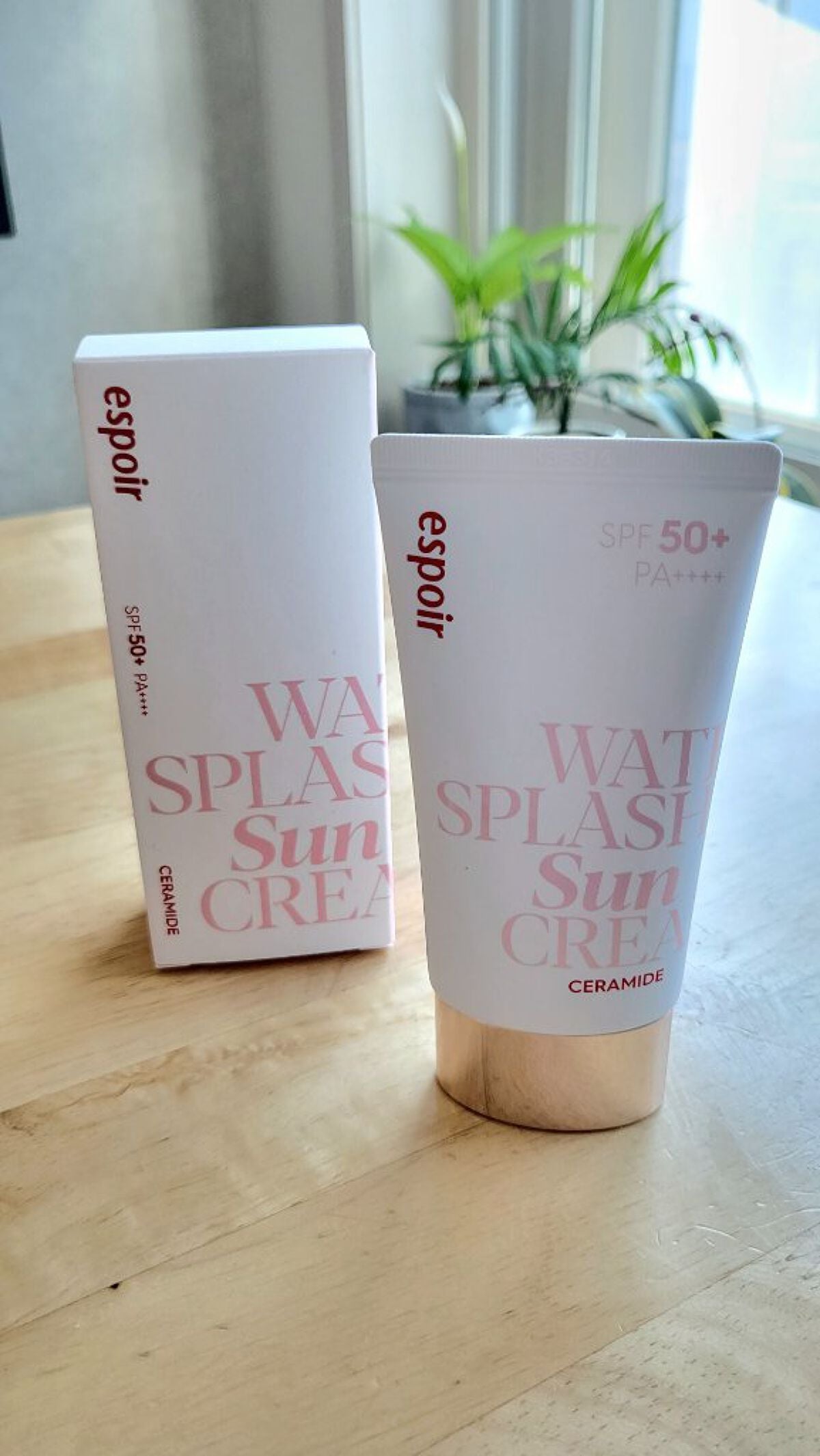 ウォータースプラッシュサンクリーム セラミド/espoir/日焼け止めクリームを使ったクチコミ(1枚目)