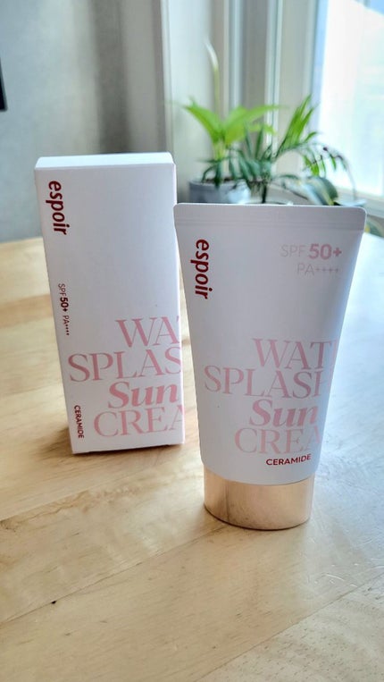 ウォータースプラッシュサンクリーム セラミド/espoir/日焼け止めクリームを使ったクチコミ(1枚目)