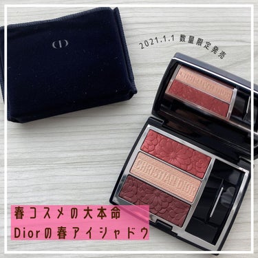 トリオ ブリック パレット＜ピュア グロウ＞/Dior/アイシャドウパレットを使ったクチコミ（1枚目）