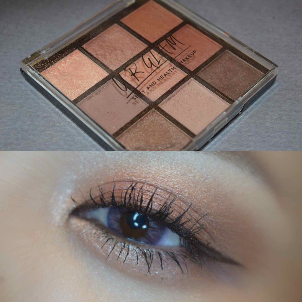 UR GLAM　BLOOMING EYE COLOR PALETTE/U R GLAM/アイシャドウパレットを使ったクチコミ（1枚目）