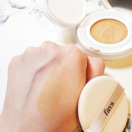 カーミンググロウアップクッションファンデーション/favs/リキッドファンデーションを使ったクチコミ(5枚目)