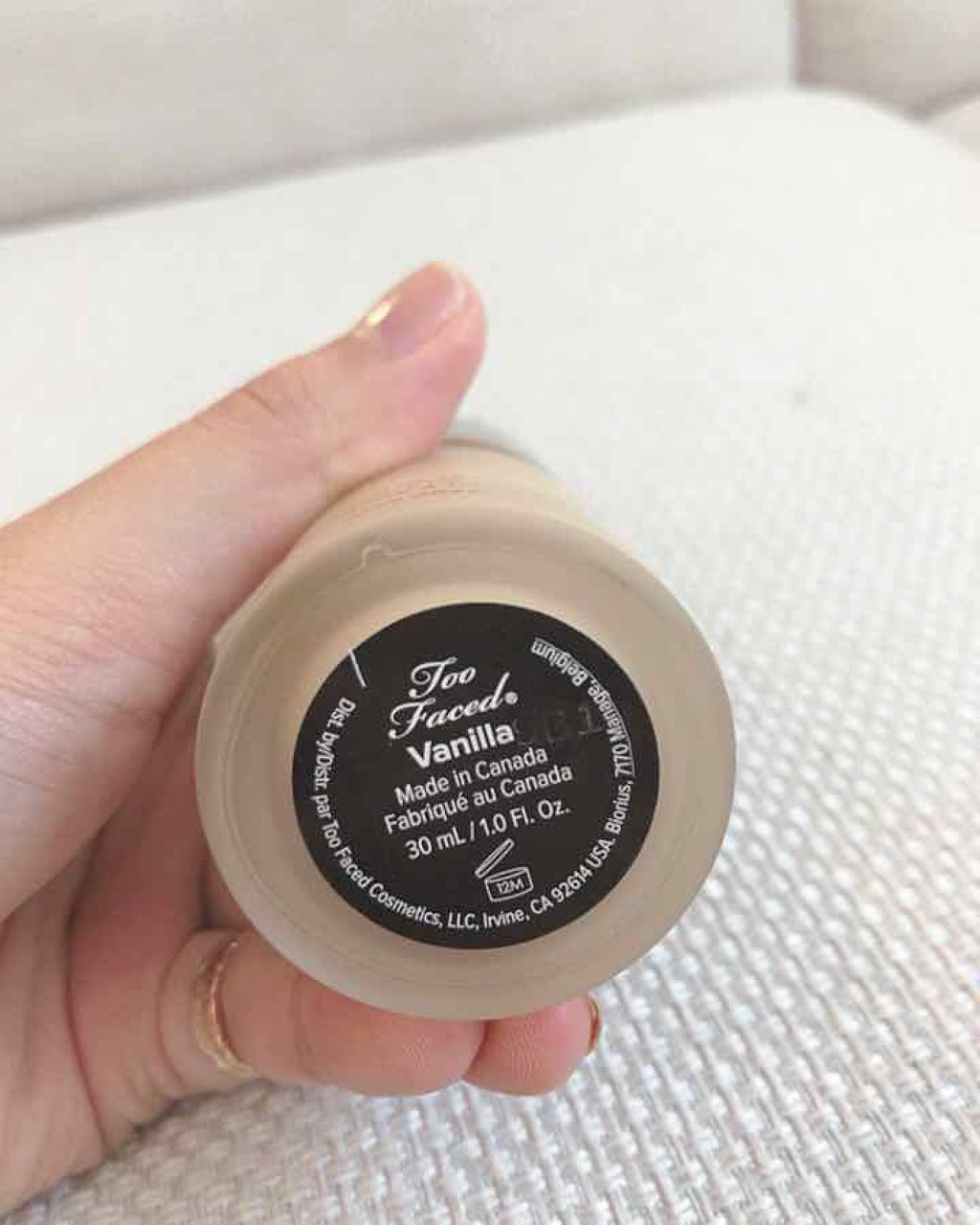 ボーン ディス ウェイ アンディテクタブル ミディアム/フルカバレッジ ファンデーション/Too Faced/リキッドファンデーションを使ったクチコミ(2枚目)