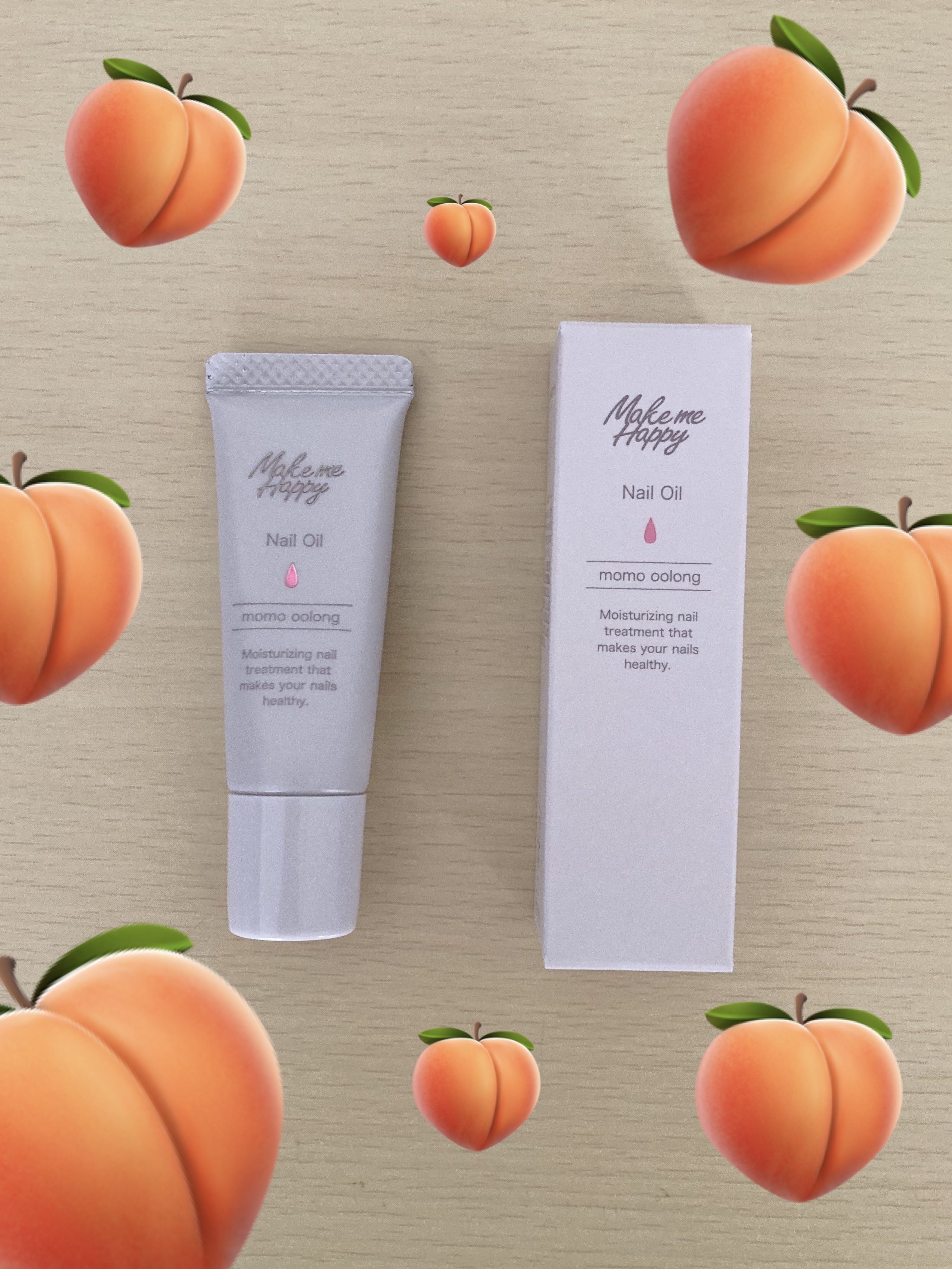メイクミーハッピー ネイルオイル momo oolong/キャンメイク/ネイルオイル・トリートメントを使ったクチコミ（1枚目）