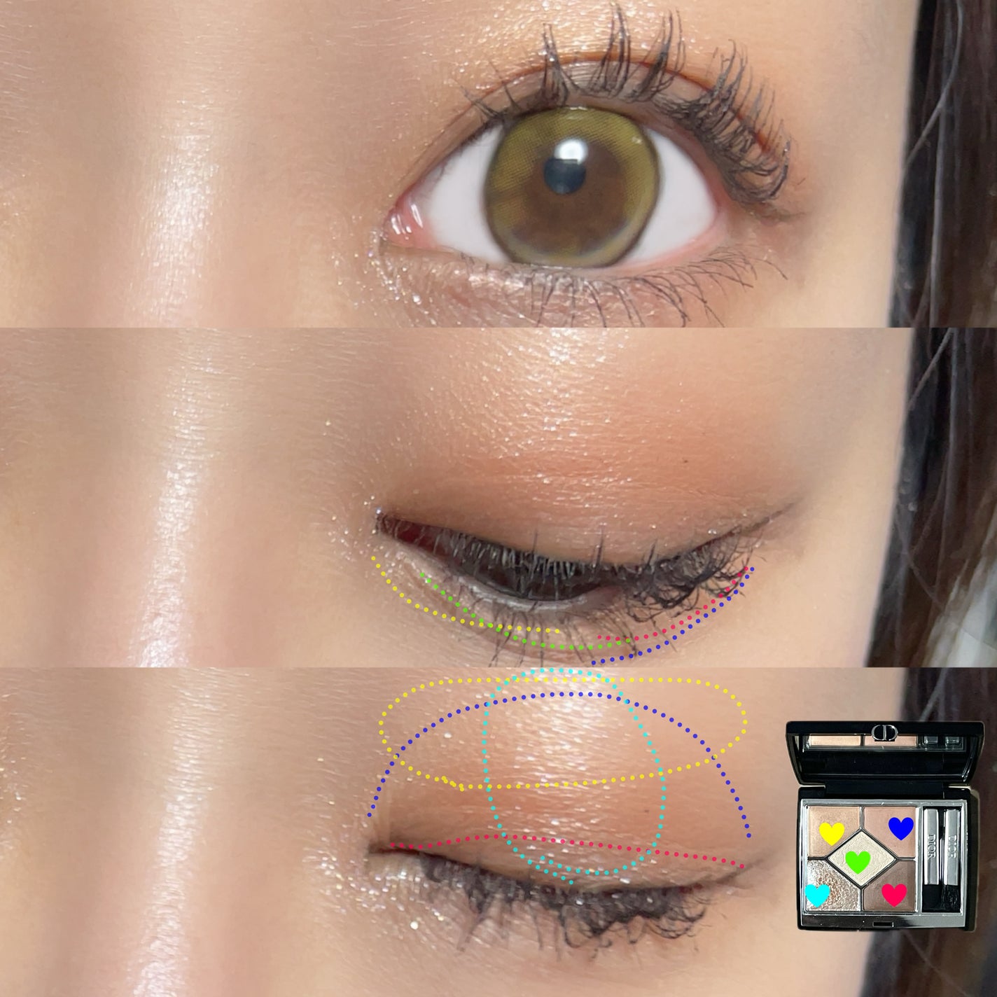 ディオールショウ サンク クルール/Dior/アイシャドウを使ったクチコミ(3枚目)