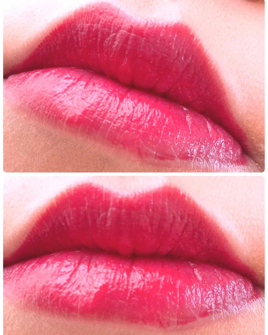 ルージュ ヴォリュプテ シャイン/YVES SAINT LAURENT BEAUTE/口紅を使ったクチコミ(4枚目)