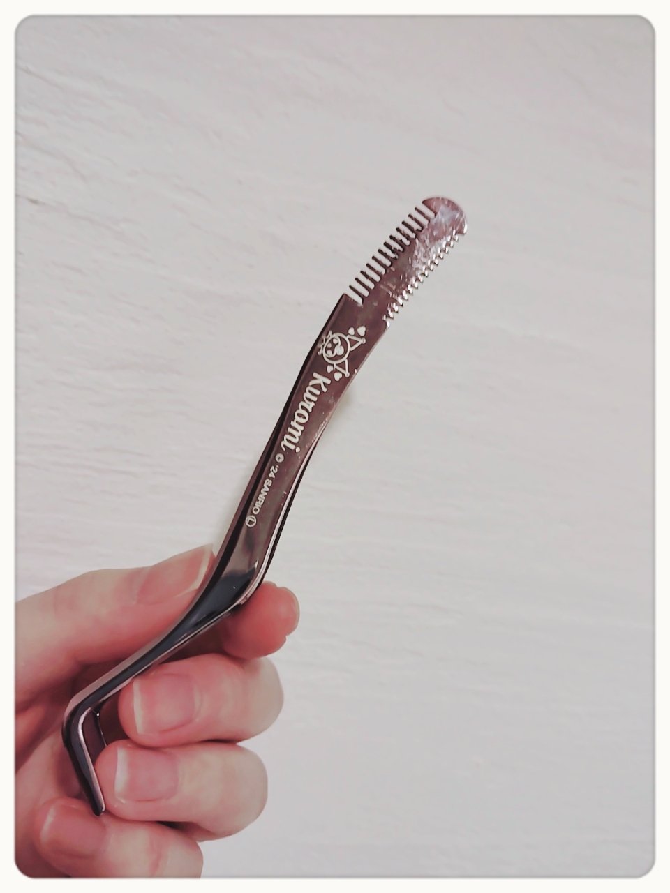 束感まつげコーミングピンセット クロミ限定版/SHOBIDO/その他化粧小物を使ったクチコミ（1枚目）