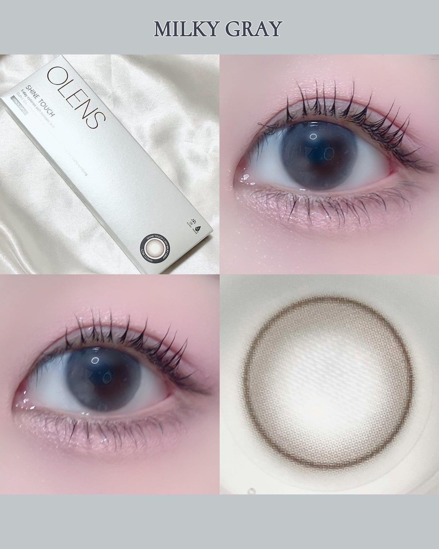 ShineTouch 1day/OLENS/ワンデー(1DAY)カラコンを使ったクチコミ(2枚目)