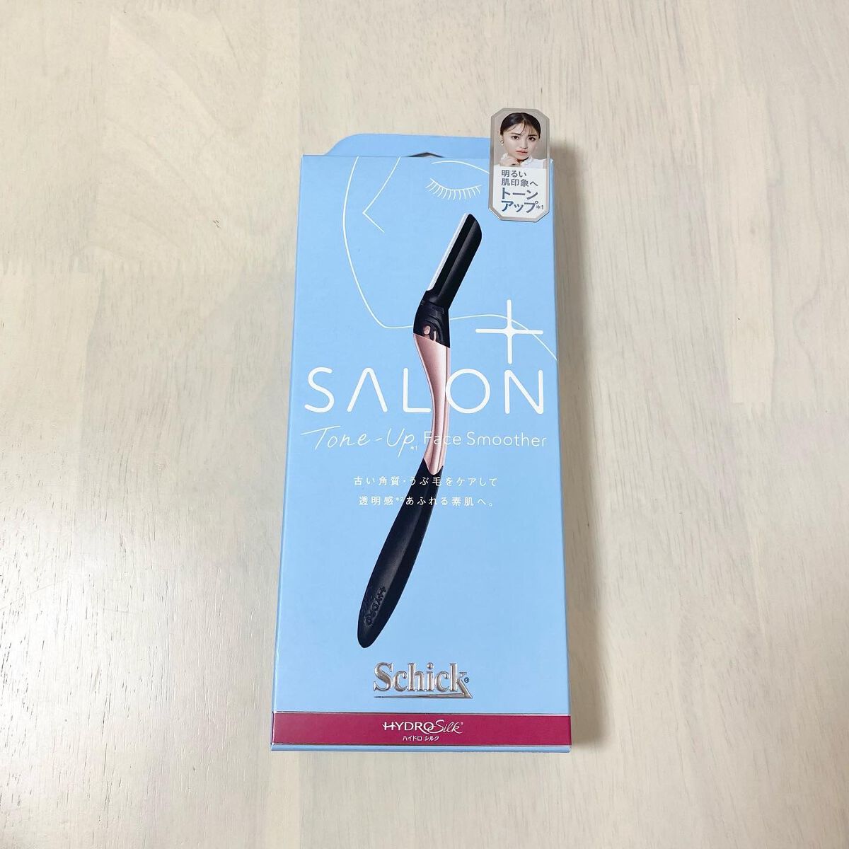 サロンプラス トーンアップ フェイススムーサー ホルダー(刃付き)/サロンプラス/シェーバーを使ったクチコミ(2枚目)