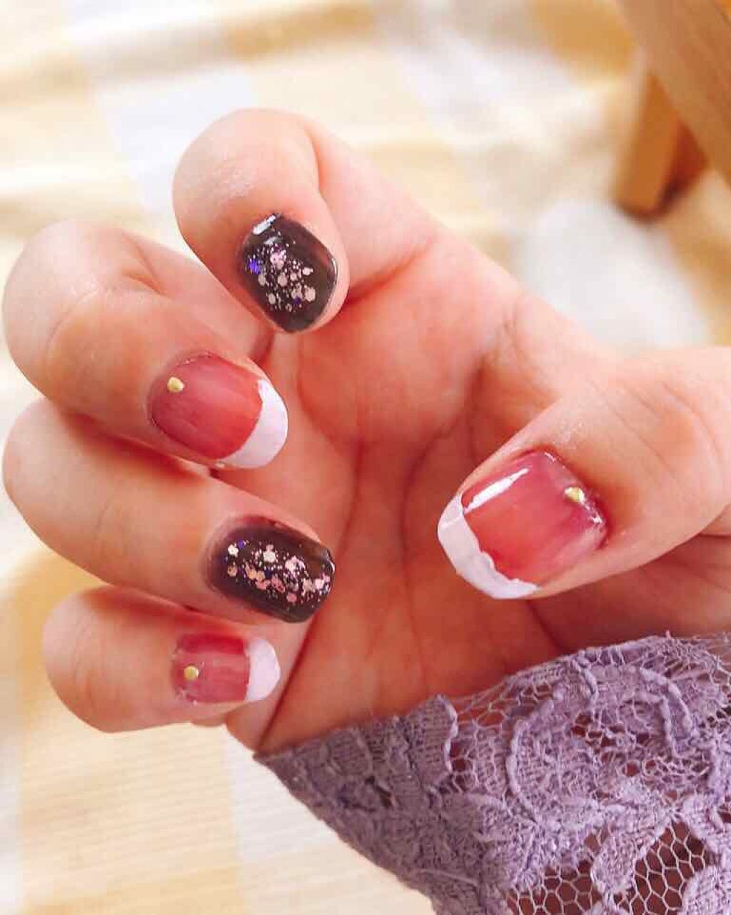 サンリオネイル/DAISO/マニキュアを使ったクチコミ（1枚目）