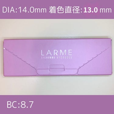 シリコーンハイドロゲル ダブルモイスト UV/LARME/カラーコンタクトレンズを使ったクチコミ（4枚目）