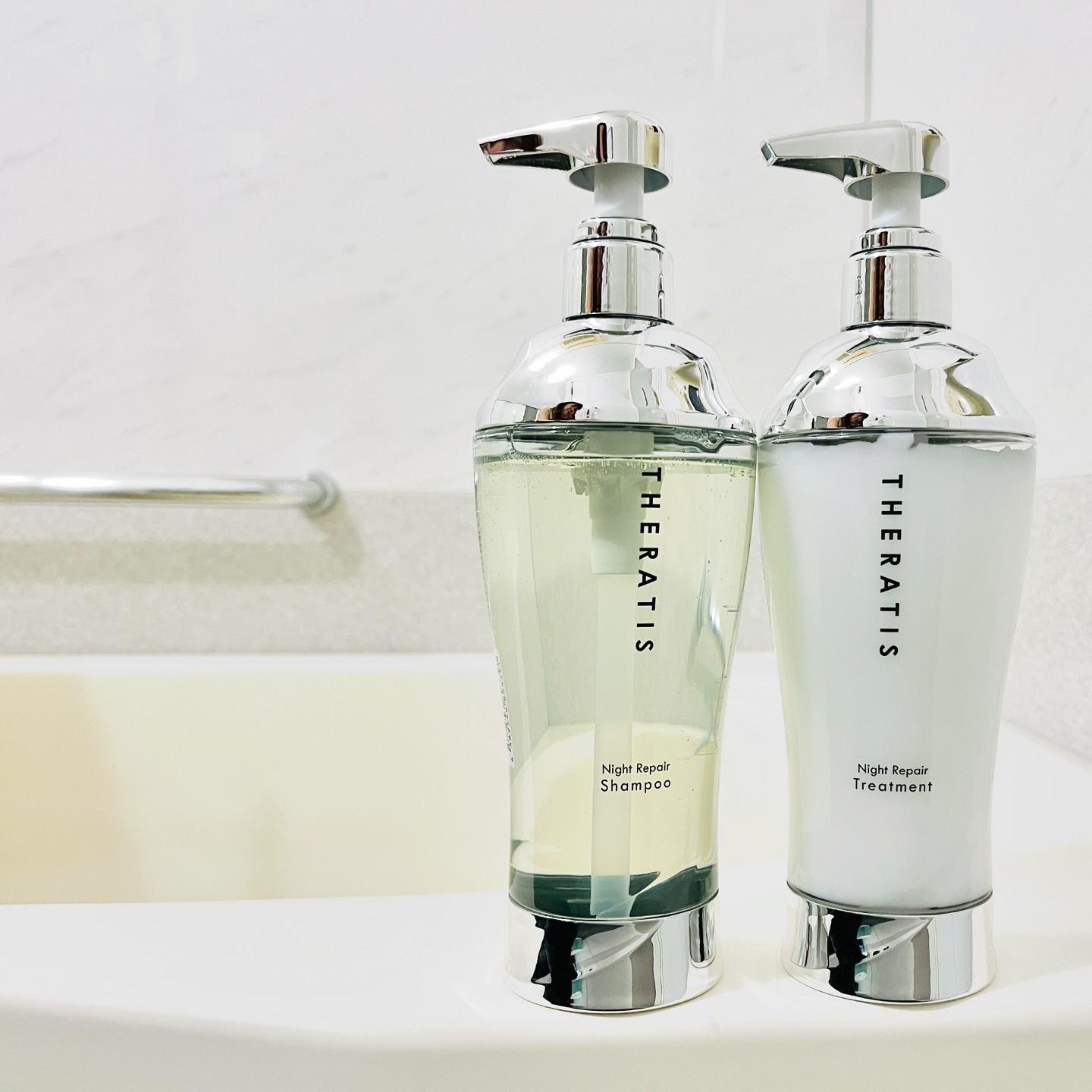 ナイトリペア シャンプー/ヘアトリートメント/THERATIS/シャンプー・コンディショナーを使ったクチコミ（1枚目）