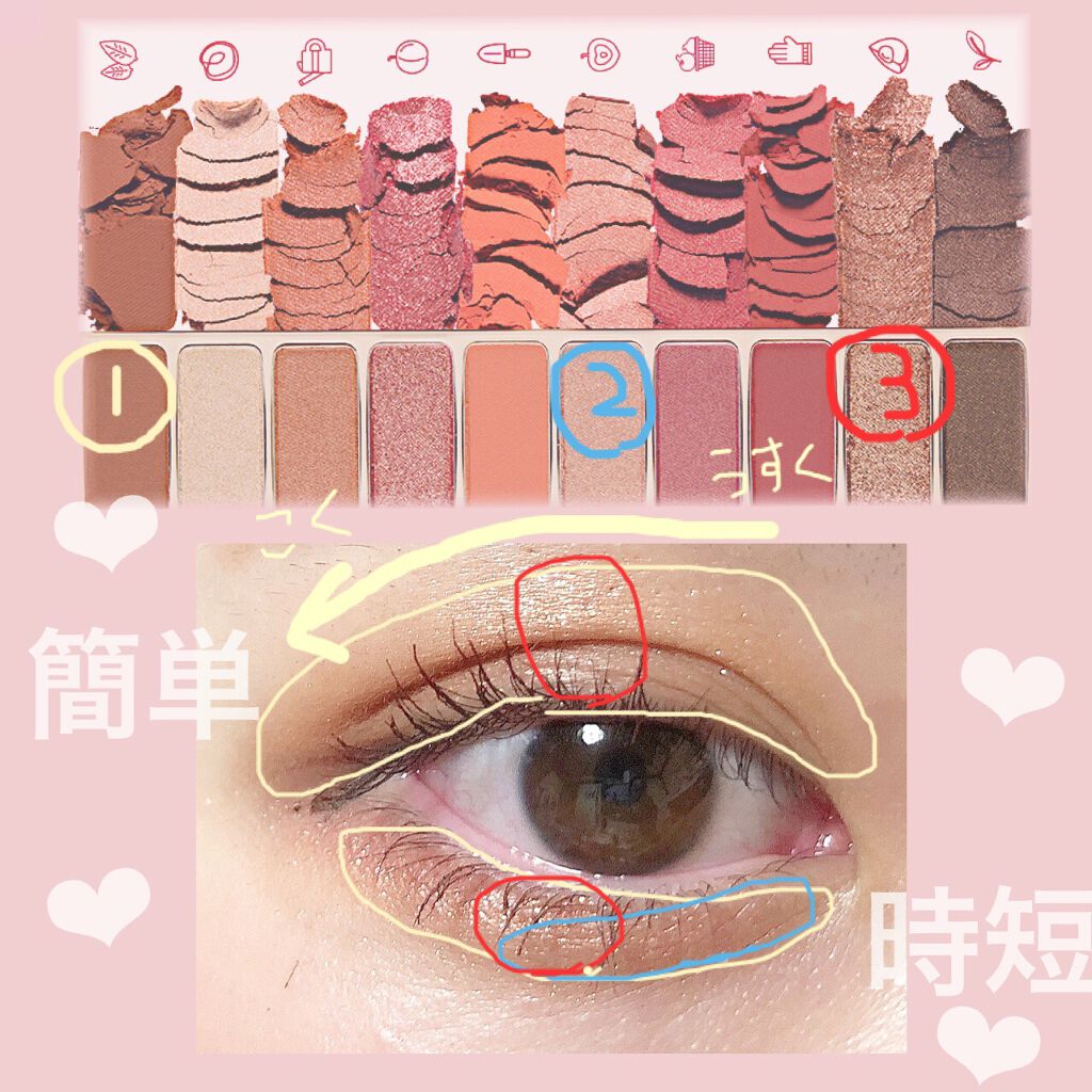 プレイカラー アイシャドウ/ETUDE/アイシャドウパレットを使ったクチコミ（2枚目）