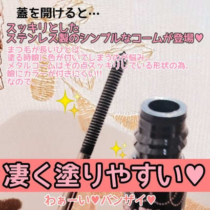 メタルックマスカラ~ボリュームルック~/キャンメイク/マスカラを使ったクチコミ(3枚目)