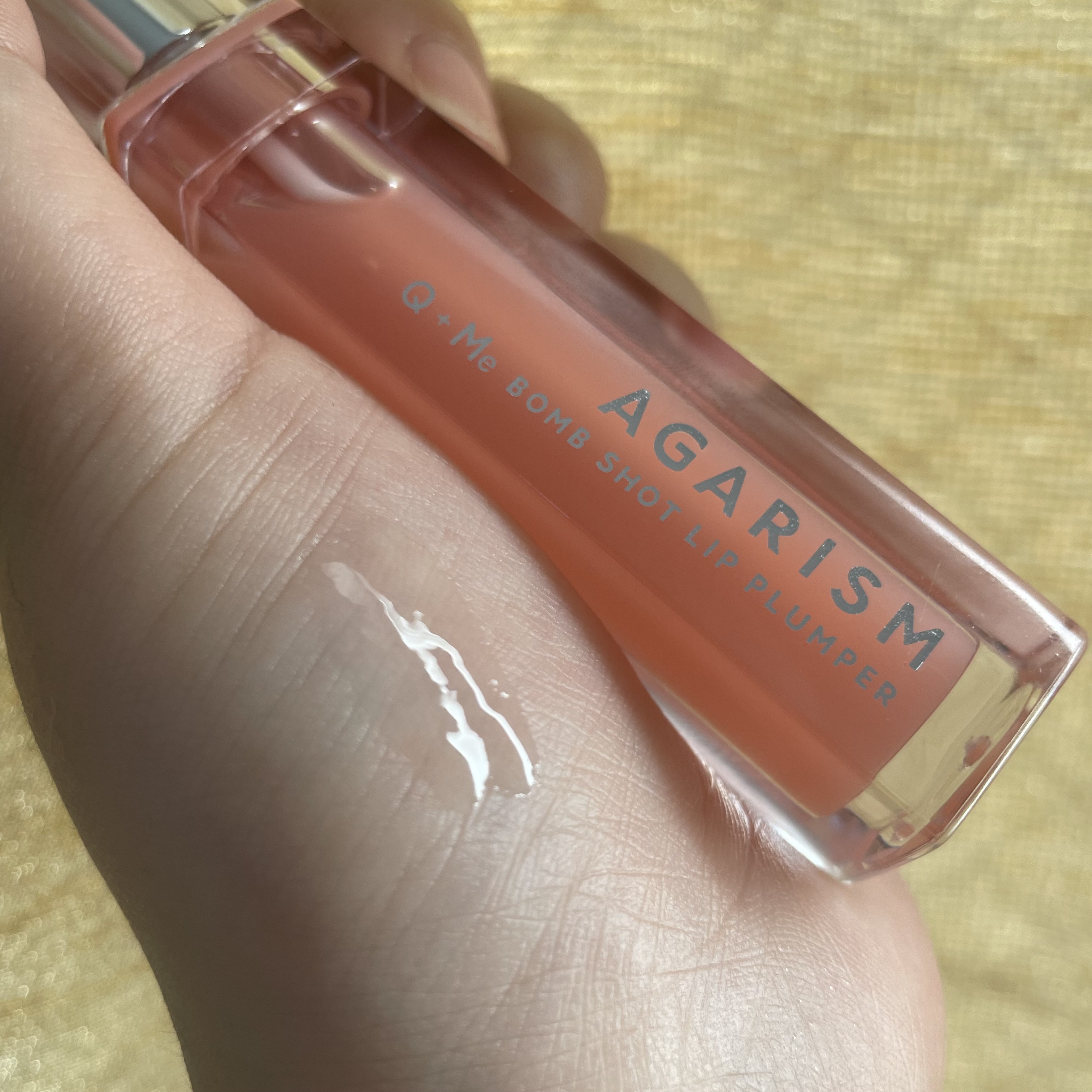 キューミ―ボムショットリッププランパー/AGARISM/リッププランパーを使ったクチコミ（1枚目）