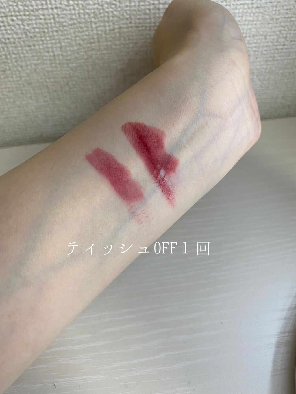 ゼロベルベットティント/rom&nd/リップティントを使ったクチコミ（3枚目）