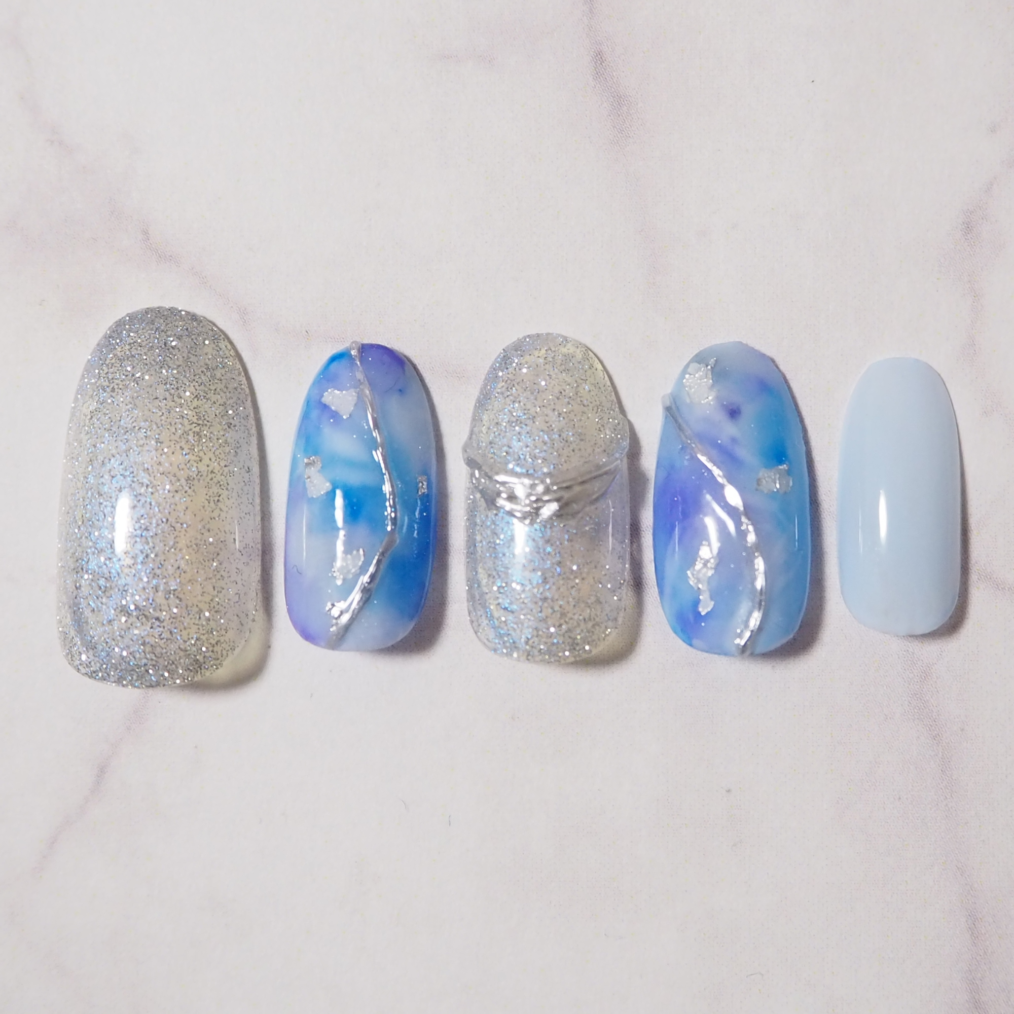 ジェルネイル（ライト対応）/セリア/ジェルネイルを使ったクチコミ（2枚目）