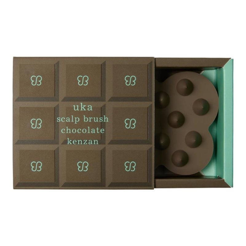 uka scalp brush chocolate kenzan 2025
