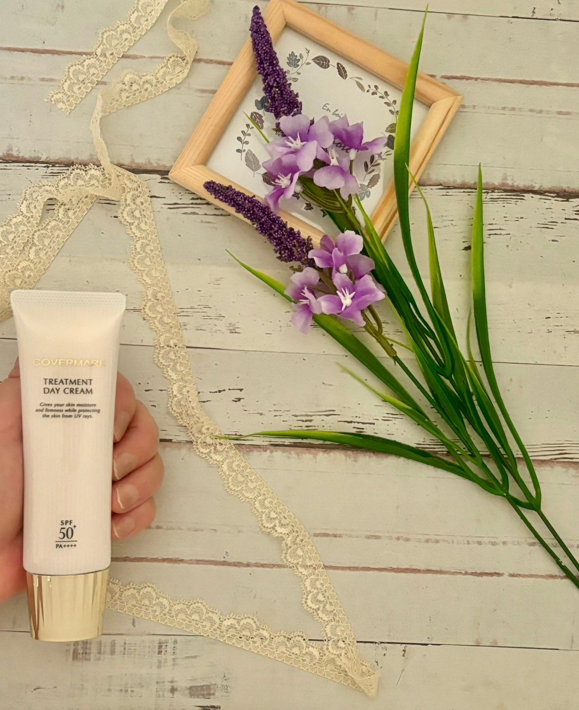 トリートメント デイ クリーム/COVERMARK/日焼け止めクリームを使ったクチコミ(3枚目)