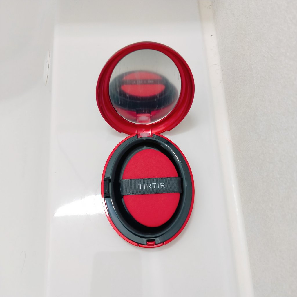 マスク フィット レッド クッション 23N サンド/TIRTIR(ティルティル)/クッションファンデーションを使ったクチコミ（2枚目）