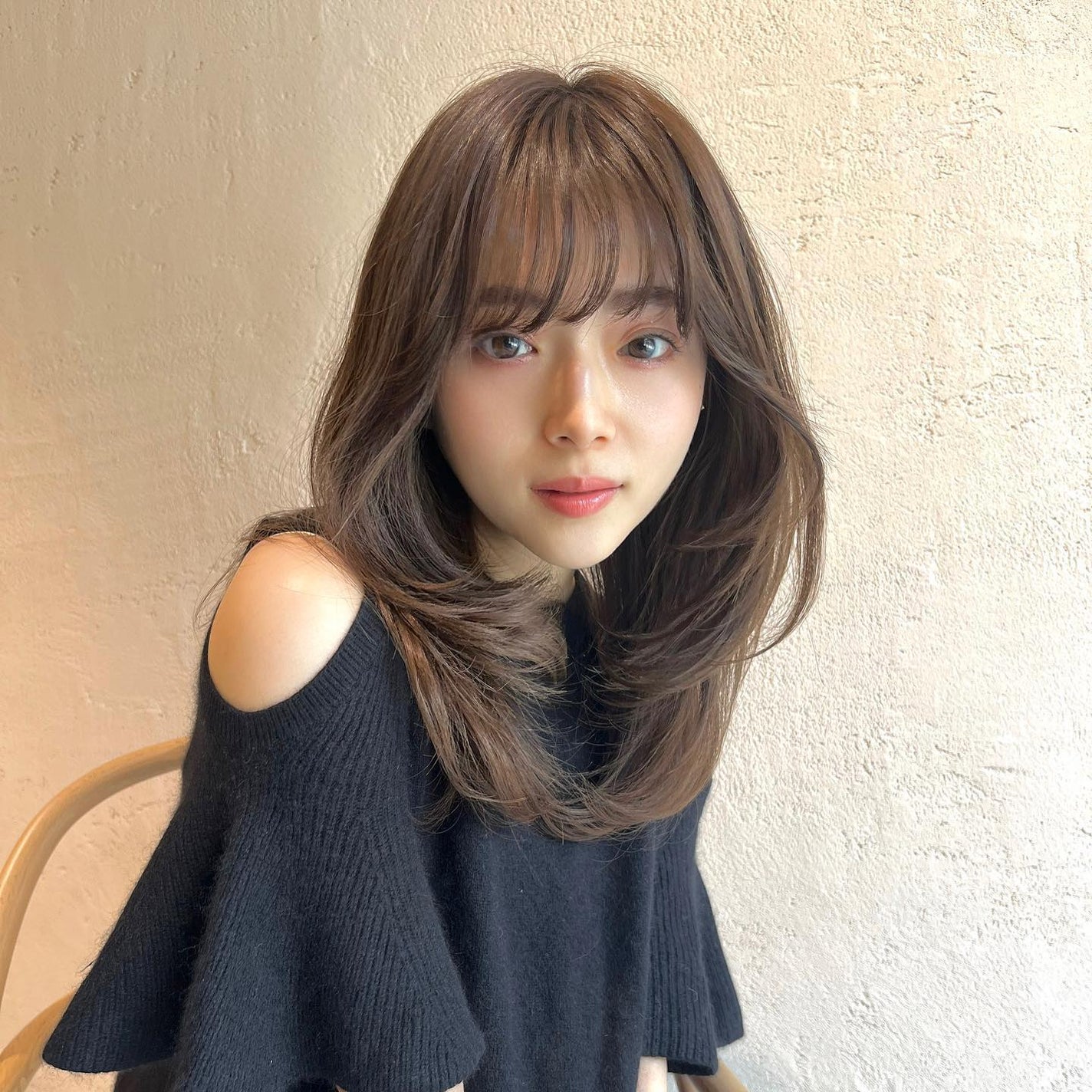 HARUNA on LIPS 「たっぷりレイヤー♡顎下辺りからスタートした、大人上品なレイヤー..」(2枚目)