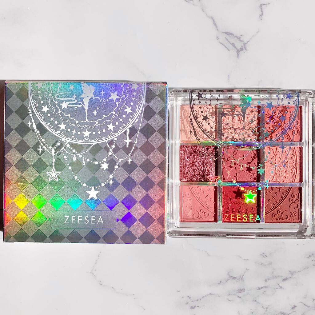 クォーツ 9色アイシャドウパレット(ドリームランドアイシャドウ)/ZEESEA/アイシャドウパレットを使ったクチコミ(6枚目)