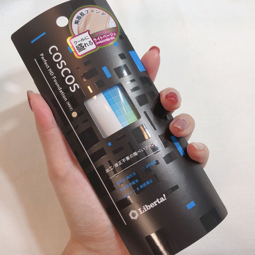 パーフェクトHDファンデーション/COSCOS/リキッドファンデーションを使ったクチコミ(5枚目)