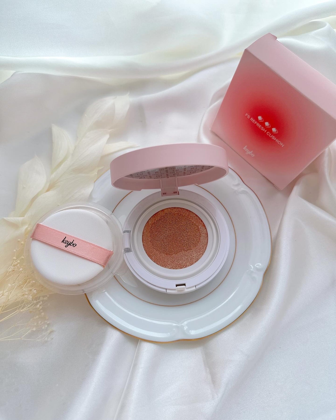 F5 リフレッシュクッション/keybo/クッションファンデーションを使ったクチコミ(2枚目)