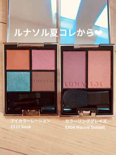 アイカラーレーション EX11 Souk（限定発売）/LUNASOL/アイシャドウパレットを使ったクチコミ（1枚目）