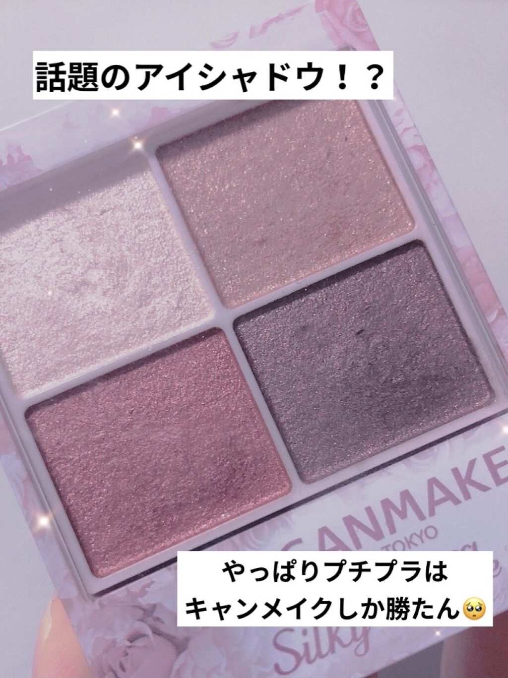 シルキースフレアイズ/キャンメイク/アイシャドウパレットを使ったクチコミ（1枚目）