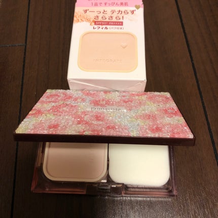 すっぴんメイカー トーンアップパウダーUV/インテグレート/プレストパウダーを使ったクチコミ(1枚目)