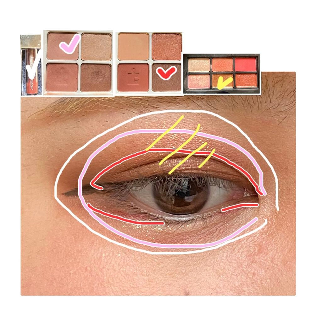 ピースマッチングシャドウパレット/HOLIKA HOLIKA/アイシャドウパレットを使ったクチコミ(2枚目)