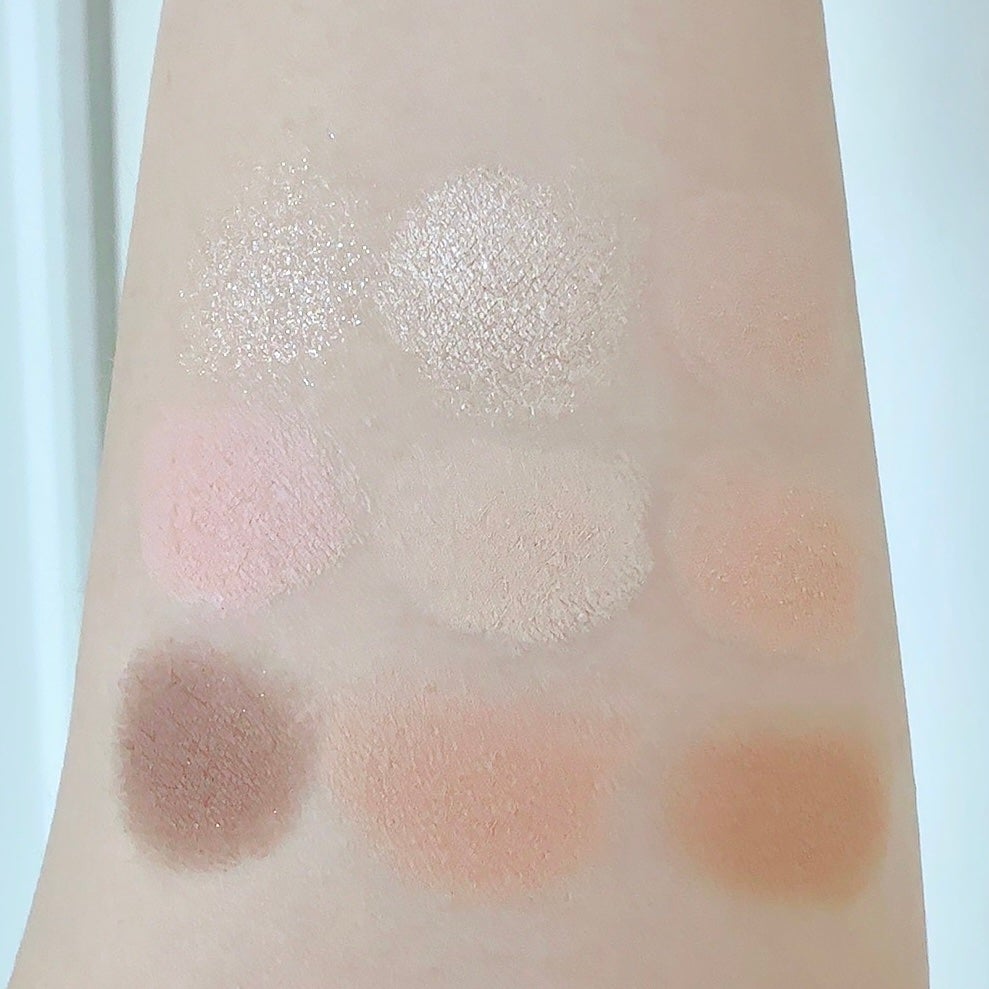 マイフェイブムードアイパレット 9カラー/HOLIKA HOLIKA/アイシャドウパレットを使ったクチコミ(3枚目)