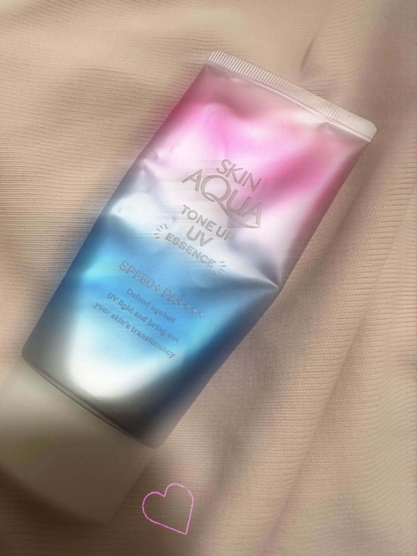 スキンアクア トーンアップUVエッセンス/スキンアクア/日焼け止めクリームを使ったクチコミ(1枚目)