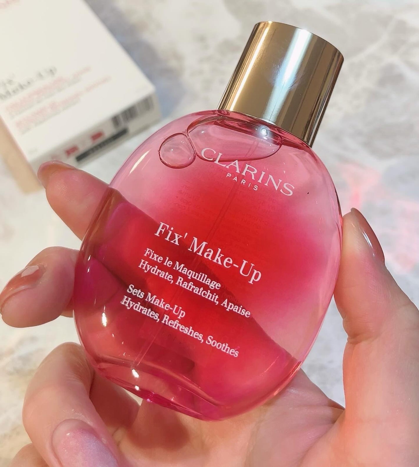 フィックス メイクアップ N/CLARINS/ミスト状化粧水を使ったクチコミ(2枚目)