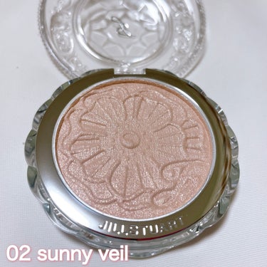 ジルスチュアート　メルティシマー ブラッシュ 02 sunny veil/JILL STUART/パウダーチークを使ったクチコミ（3枚目）