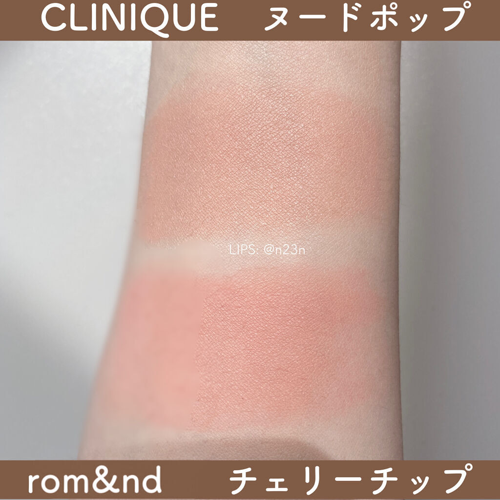 チーク ポップ/CLINIQUE/パウダーチークを使ったクチコミ（2枚目）