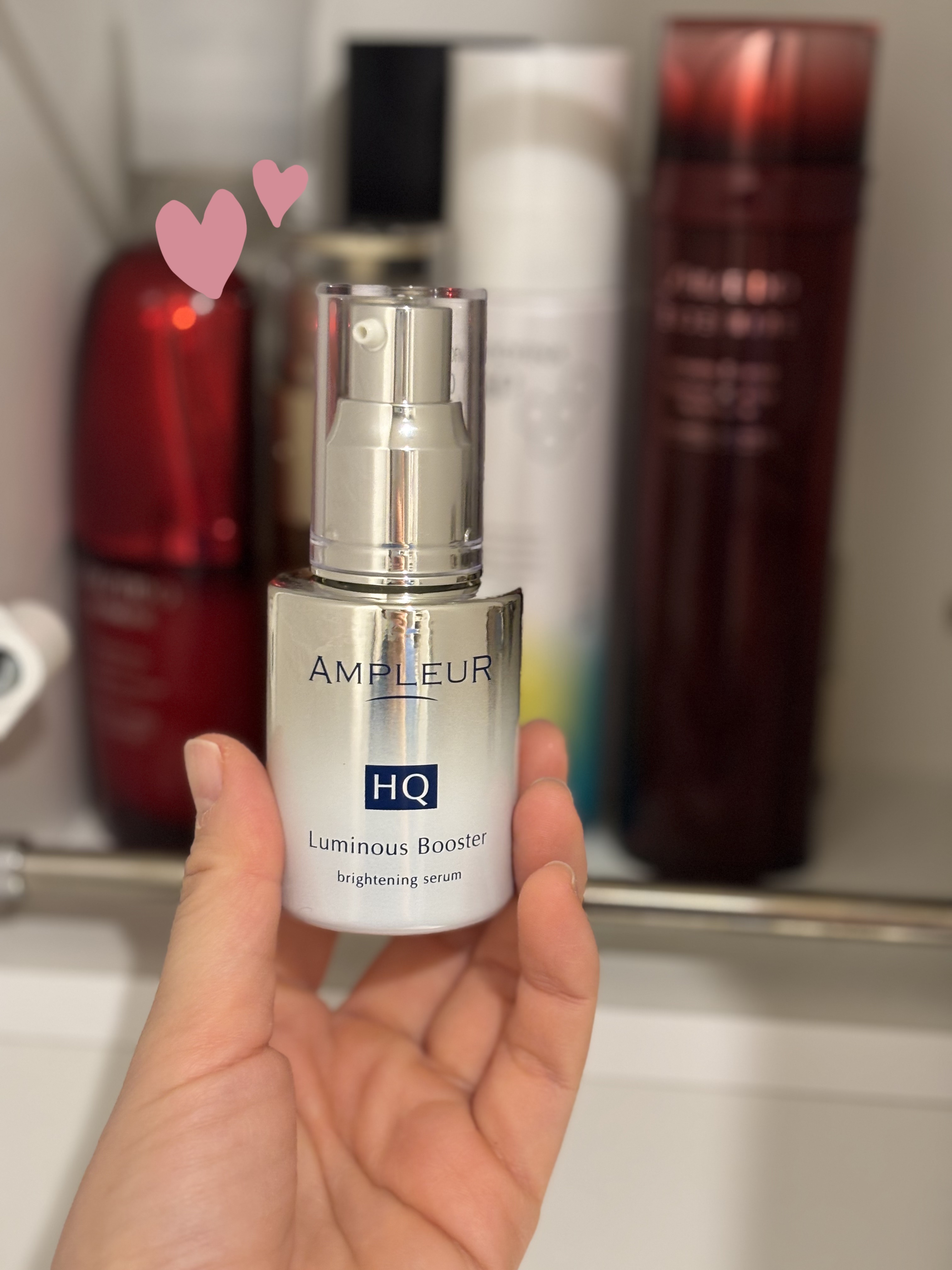 アンプルール　ルミナスHQブースター　美容液 10ml6本 試してみたルミナスHQブースター アンプルールの効果・肌質別の