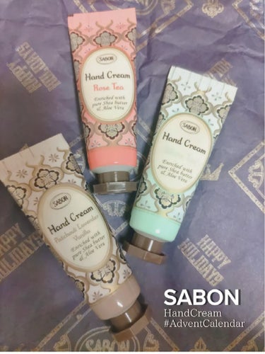 ハンドクリーム パチュリ・ラベンダー・バニラ 50ml/SABON/ハンドクリームを使ったクチコミ（1枚目）