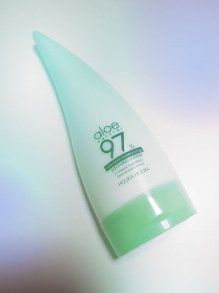 アロエ97% スージングローション インテンシブモイスチャーライジング/HOLIKA HOLIKA/ボディローションを使ったクチコミ(1枚目)