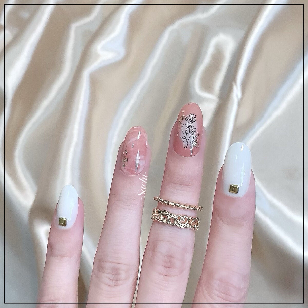 ムードペブルネイル/rom&nd/マニキュアを使ったクチコミ(3枚目)