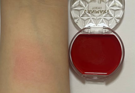 クリームチーク(クリアタイプ)/キャンメイク/ジェル・クリームチークを使ったクチコミ(2枚目)