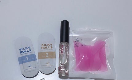 EYE2IN 低刺激 セルフプロ用 まつげパーマ 3種 セット/Qoo10/その他キットセットを使ったクチコミ(4枚目)