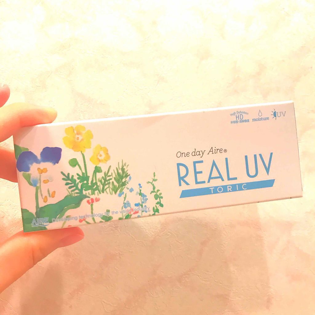 ワンデーアイレ リアルUV トーリック/Aire/ワンデー(1DAY)カラコンを使ったクチコミ(1枚目)